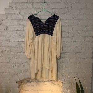 Cream flowy dress